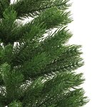 vidaXL Sapin de Noël artificiel mince avec support 120 cm PE