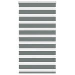 vidaXL Store zèbre gris foncé largeur du tissu 80 9 cm polyester