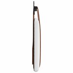 vidaXL Tête de lit suspendue Blanc PU antique