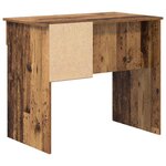 vidaXL Bureau Bois ancien 90 x 49.5 x 75 cm Bois d'ingénierie