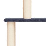 vidaXL Arbre à chat avec griffoirs en sisal gris foncé 183 cm