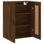 vidaXL Armoire murale chêne marron 69 5x34x90 cm bois d'ingénierie