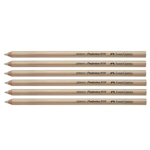Crayon gomme perfection 7058 doré x 6 faber-castell
