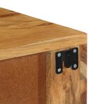 VidaXL Meuble TV mural 80x30x19 cm bois massif d'acacia