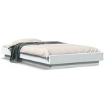 vidaXL Cadre de lit sans matelas blanc 90x200 cm