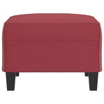 vidaXL Repose-pied Rouge bordeaux 70x55x41 cm Similicuir
