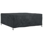 vidaXL Housse pour mobilier d'extérieur Noir 200 x 200 x 90 cm 210D