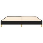 vidaXL Cadre de lit noir 180x200 cm tissu