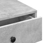 vidaXL Table basse Gris béton 90x90x28 cm Aggloméré