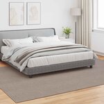 vidaXL Tapis de surface Rectangulaire LUGO Taupe 240 x 340 cm