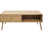 Table basse en bois 1 tiroir bali