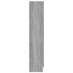 vidaXL Armoire à vitrine Sonoma gris 82 5x30 5x150cm Bois d'ingénierie