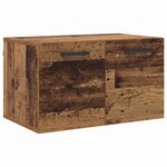 vidaXL Meuble mural Bois ancien 60 x 36.5 x 35 cm Bois d'ingénierie