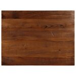 vidaXL Dessus de table 90x50x2 5 cm rectangulaire bois massif récupéré