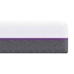 vidaXL Matelas Blanc  Gris 160 x 200 cm Mousse