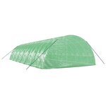 vidaXL Serre avec cadre en acier vert 84 m² 14x6x2 85 m