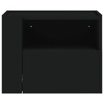 vidaXL Tables de chevet murales 2 Pièces blanc 45x30x35 cm