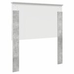 vidaXL Tête de lit Gris béton 100 cm Bois d'ingénierie