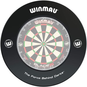Karella 807701 - Contour noir imprimé 4400 pour jeu de fléchettes Winmau