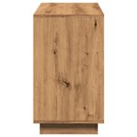 vidaXL Buffet chêne artisanal 102x35x60 cm bois d'ingénierie
