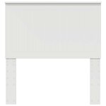 vidaXL Tête de lit avec tête de lit Blanc 90 cm Bois d'ingénierie