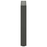 vidaXL Pieds de table basse en U 2 pièces Anthracite 28 x (42-43) cm Acier