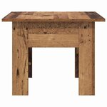 vidaXL Table basse Bois ancien 55 x 55 x 42 cm Bois d'ingénierie