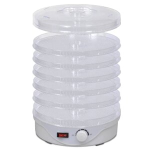 vidaXL Déshydrateur alimentaire rond 250 W 6 plateaux