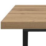 Table basse vidaXL Artisan en chêne 100x50x40 cm  bois reconstitué et métal
