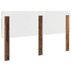 vidaXL Tête de lit Bois Ancien 140 cm Bois d'ingénierie