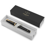 PARKER Urban Stylo plume  noir mat  Plume fine  encre bleue  Coffret cadeau