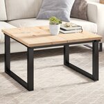 vidaXL Dessus de table 2 Pièces 80x40x2 5cm rectangulaire bois pin massif
