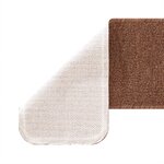 Tapis d'escalier vidaXL avec dos en latex Jaune 25x60 cm