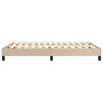 VidaXL Cadre de lit sans matelas cappuccino 140x200 cm similicuir