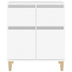 vidaXL Buffet Blanc 60x35x70 cm Bois d'ingénierie