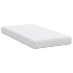 vidaXL Matelas Blanc 120 x 200 cm Polyester