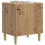 vidaXL Cabinet de chevet 2 pièces Chêne artisanal 43 x 34 5 x 50 cm