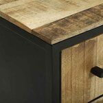 vidaXL Buffet Marron 70 x 35 x 70 cm Bois de manguier massif
