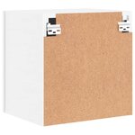 vidaXL Meuble TV mural blanc 40 5x30x40 cm bois d'ingénierie