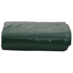 vidaXL Bâche vert 5x6 m 650 g/m²