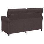 vidaXL Canapé 100  polyester  cadre en métal  MDF  Contreplaqué