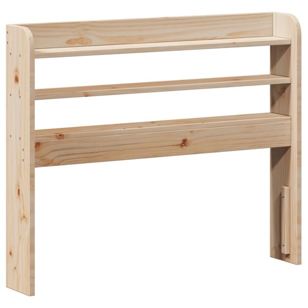 vidaXL Tête de lit avec étagères 75 cm bois massif de pin