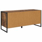 vidaXL Cabinet à chaussures avec stockage Chêne Fumé 60 x 35 x 44 cm