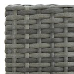 vidaXL Tabourets de bar de jardin et coussins lot de 2 résine tressée