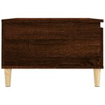 vidaXL Table basse chêne marron 55x55x36 5 cm bois d'ingénierie