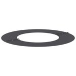 vidaXL Anneau Arbre Plat Noir Ø40/70 cm en Acier
