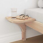 vidaXL Cadre de lit Naturel 75 x 190 cm Pin massif