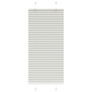 vidaXL Store plissé gris clair 60x100 cm largeur du tissu 59 4 cm