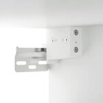 vidaXL Armoire de miroir avec LED Blanc brillant 76x15x55 cm