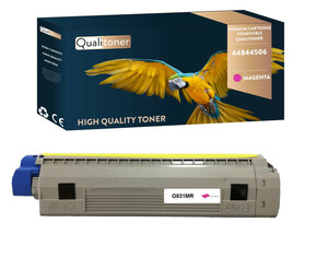 Qualitoner x1 toner 44844506 magenta compatible pour oki